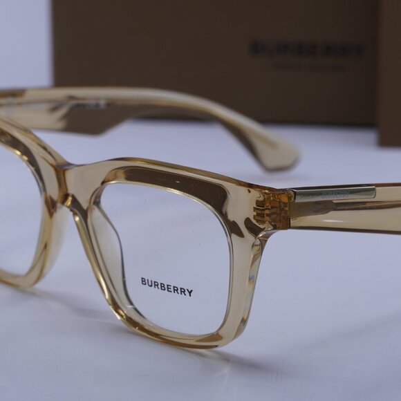 Burberry BE2407 4063 Square Eyeglasses 51mm - Transparent Brown - Picture 5 of 9